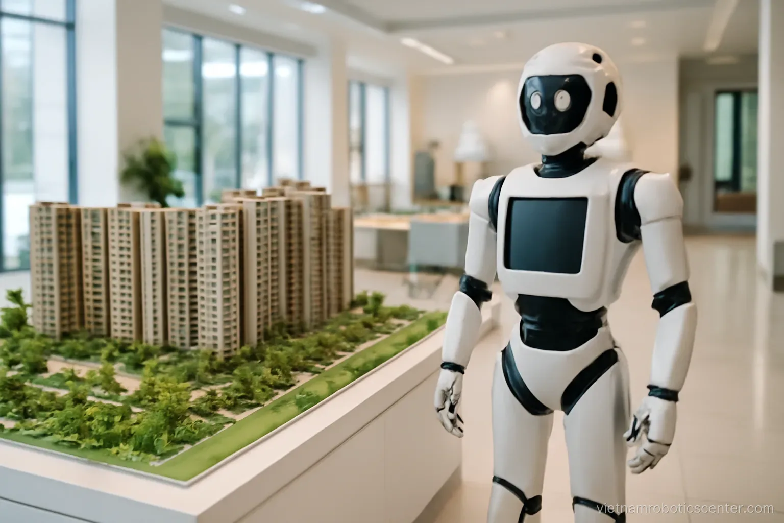 Robots for real estate and showrooms